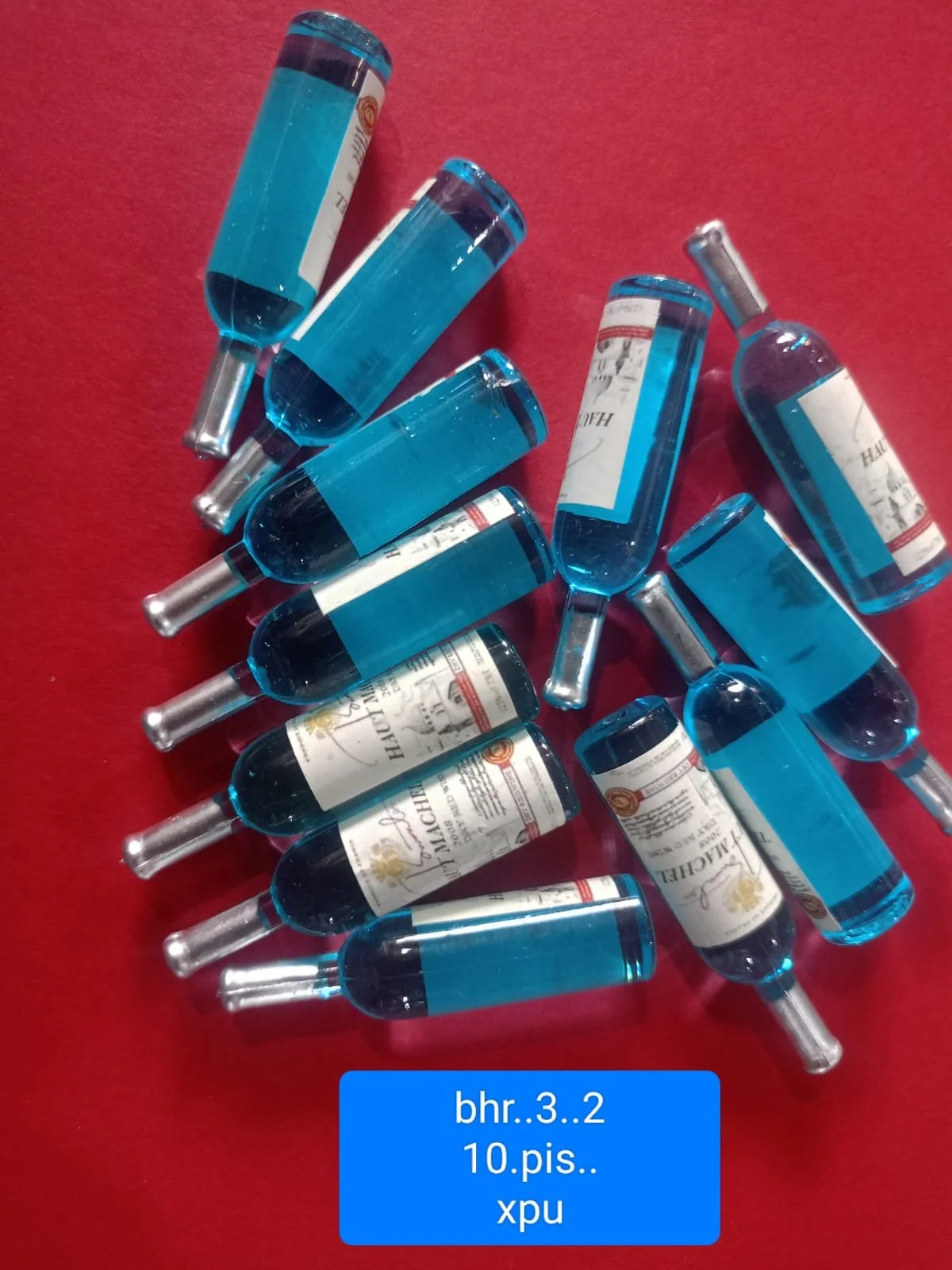 Mini drink bottle 10 pcs xut. min qty 12 pkt