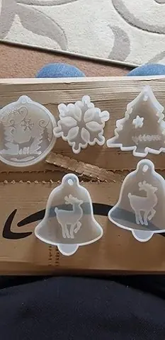 SRN323 6pcs cristmas mould