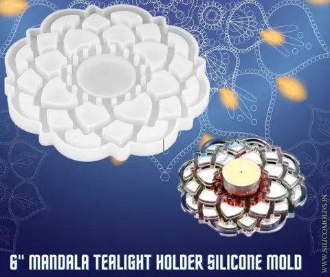 mandala t -light mould