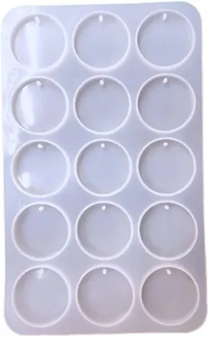 2” inch keychain Round 15 cavity mould