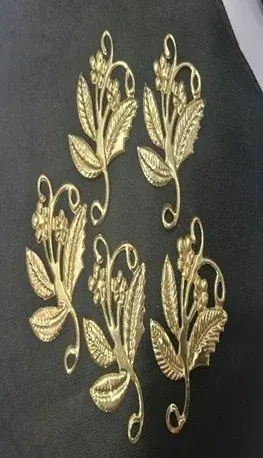 Metal Leaf Gold 30 PCS PKT