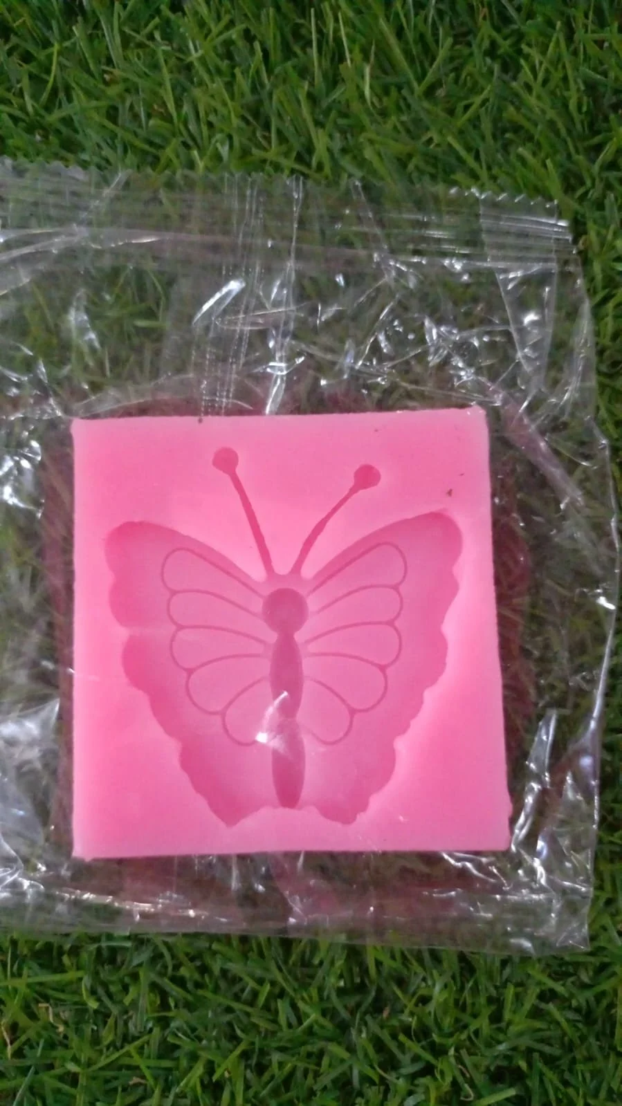 butterfly single cavity pink mould