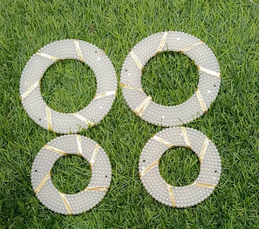 2 pcs moti small design ring 4 “”
