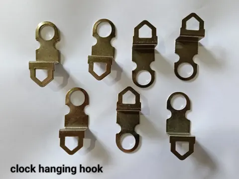 clock hook silver