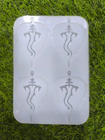 4 Cavity Leaf Ganesha Size -6 x 4 5mm Depth