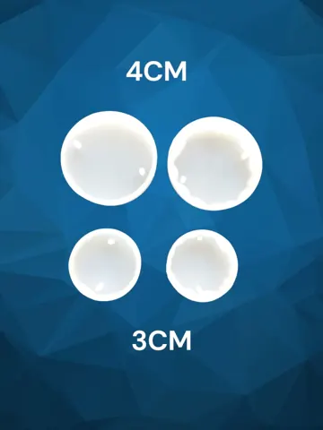 4 pcs Round Rakhi Mould 3mm Depth