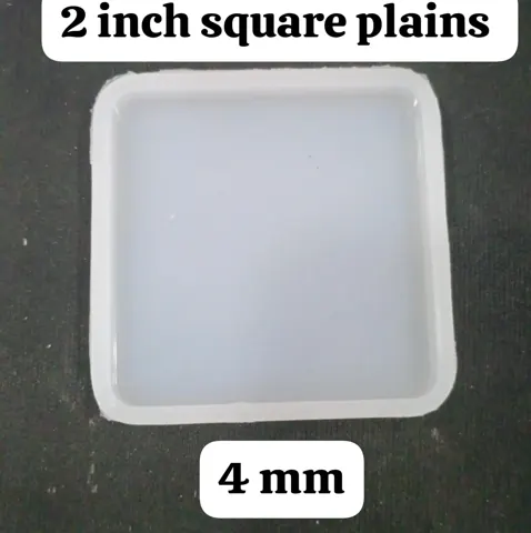 2″ Square Plain Mould 4mm Depth