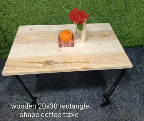wooden 20×30 coffee table base 20 mm thickness with 4 pcs legs