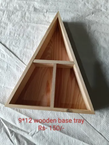 wooden base tray size 9×12