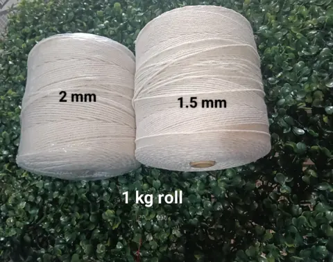 white 1 kg tread 2 mm and 1.5 mm