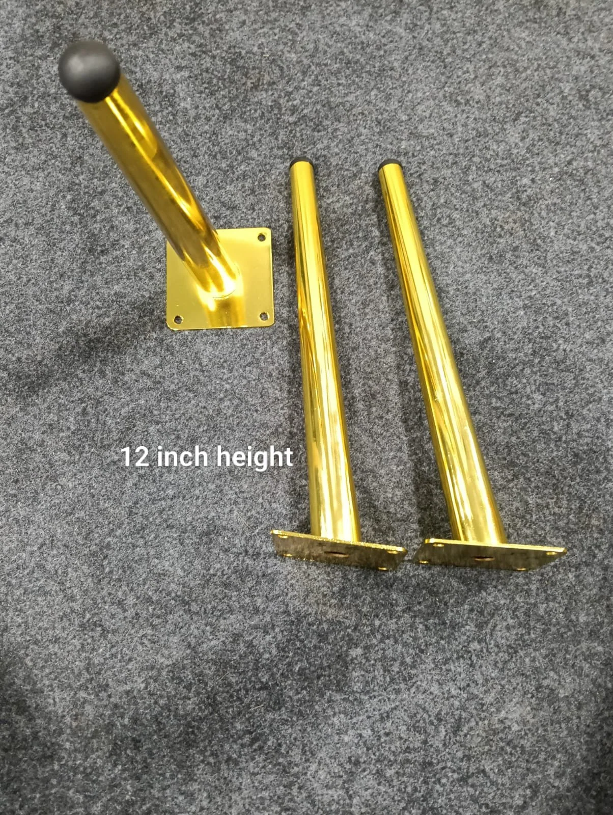 12 ” height metal cross legs 3 pcs set