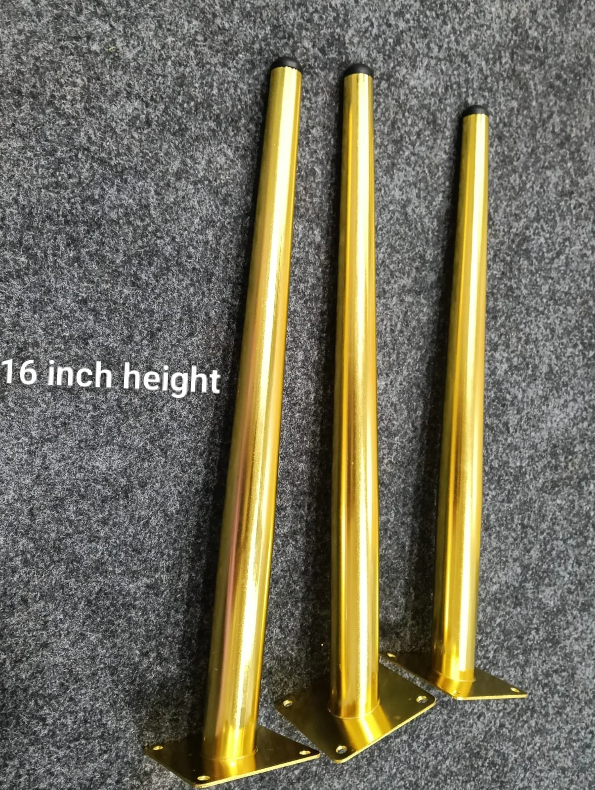 16 ” height cross metal legs 3 pcs set