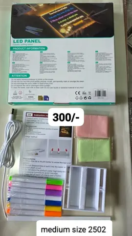 LED panel set size midium