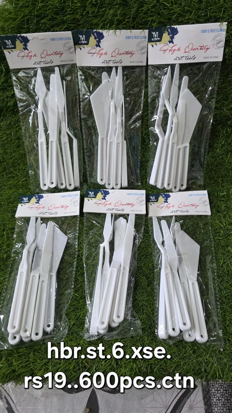 Plastick clay modeling tool 6 pcs set