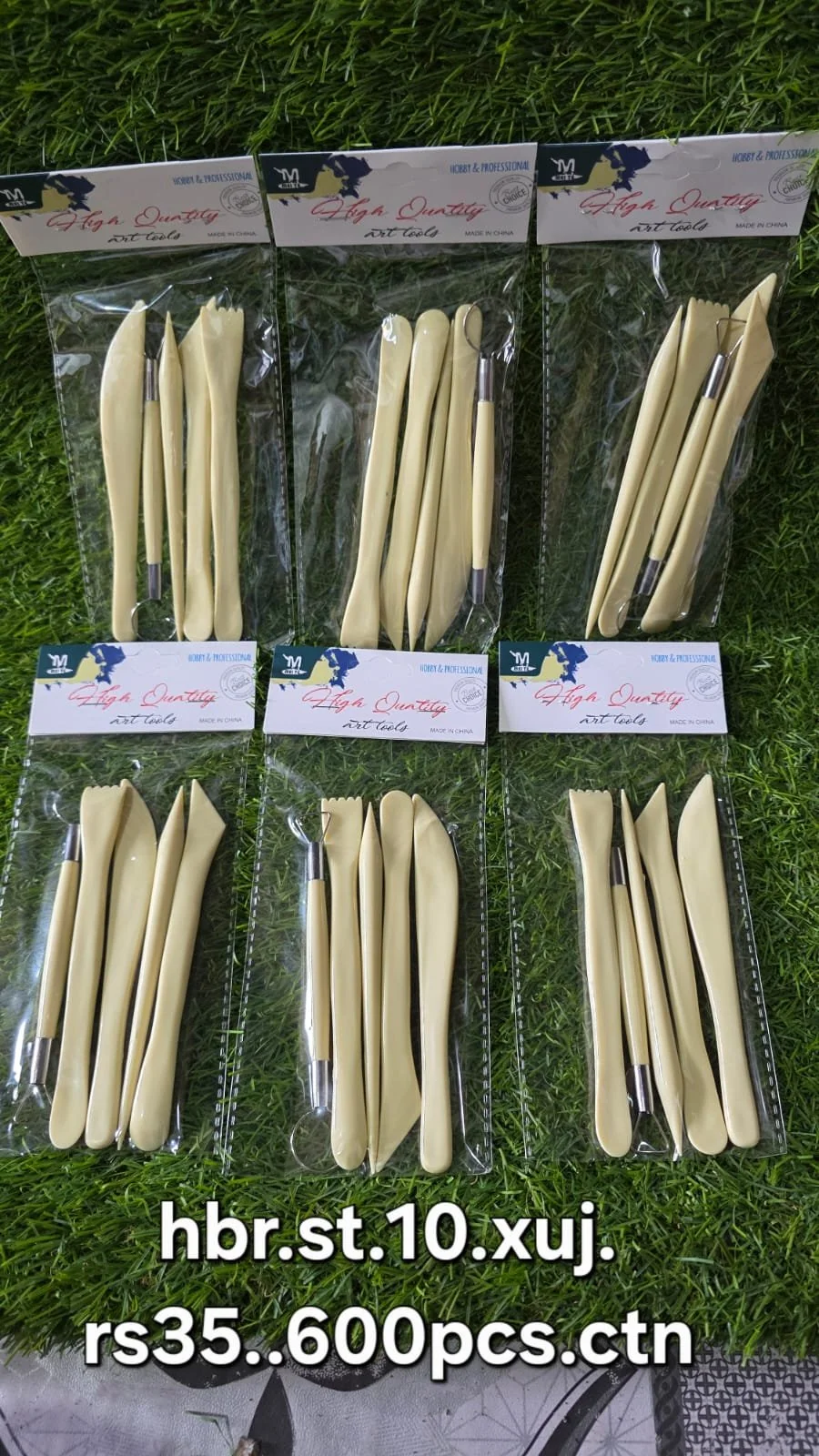 modeling tool yellow 5 pcs set
