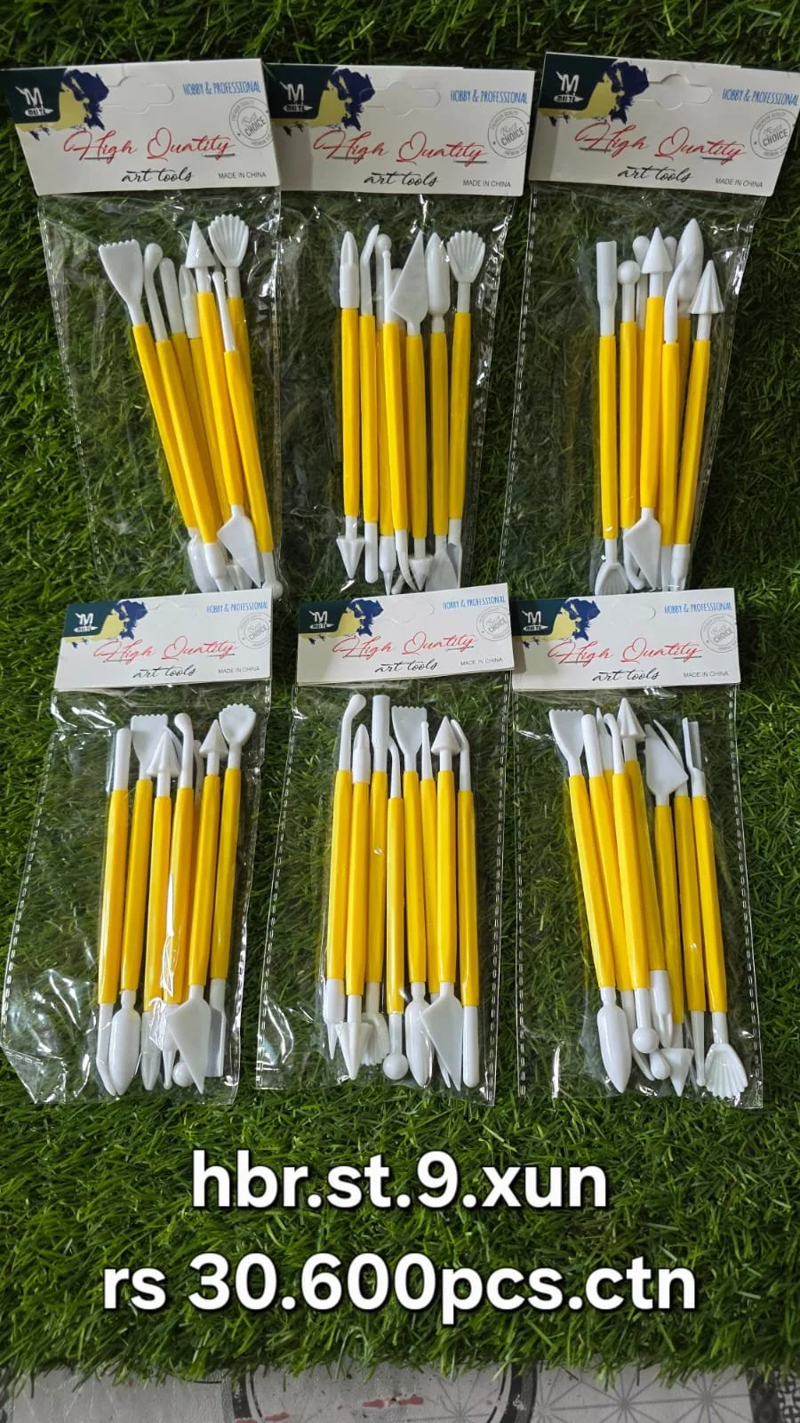 9 pcs set clay modelling tool set