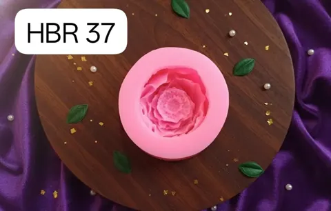 big pink flower mould 88 grm