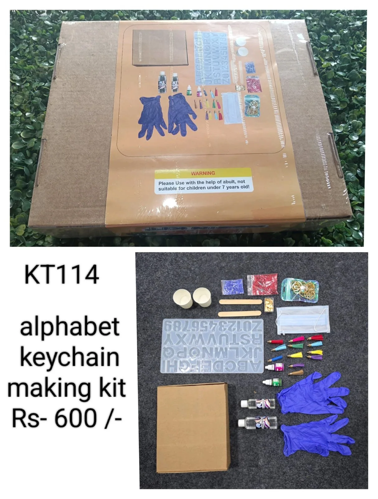 KT-114 Alphabet keychain making kit