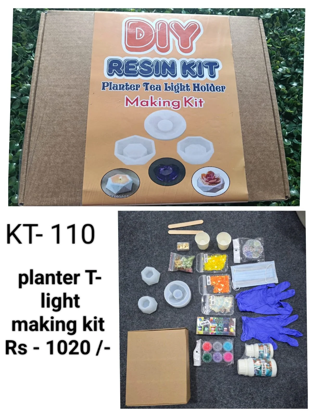 KT-110 Planter T-Light making kit