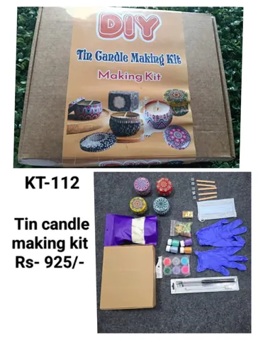 KT-112 Tin candle making kit
