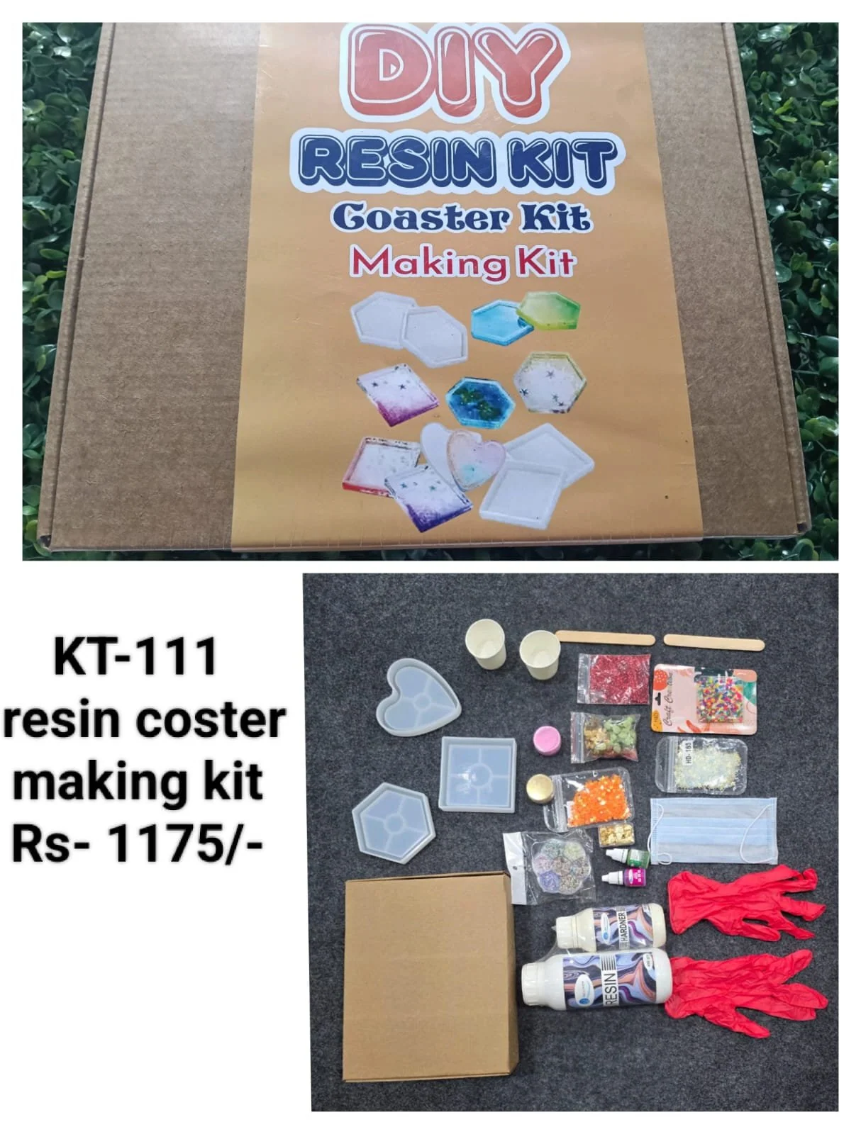 KT-111 Resin coster making kit