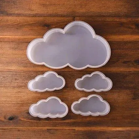 5 pcs cloud silicon mould sao