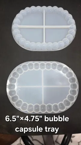 SRN367 6.5″ oval bubble capsule dish mould