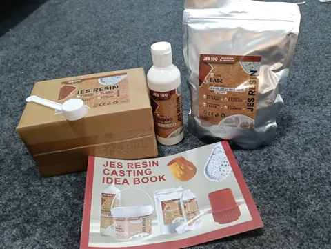 HBR 22-66 JES RESIN CASTING POWDER SET 750 GM ,300 GM