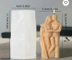 HBR 36-18 standing couple candle mould