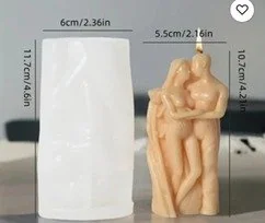 HBR 36-18 standing couple candle mould