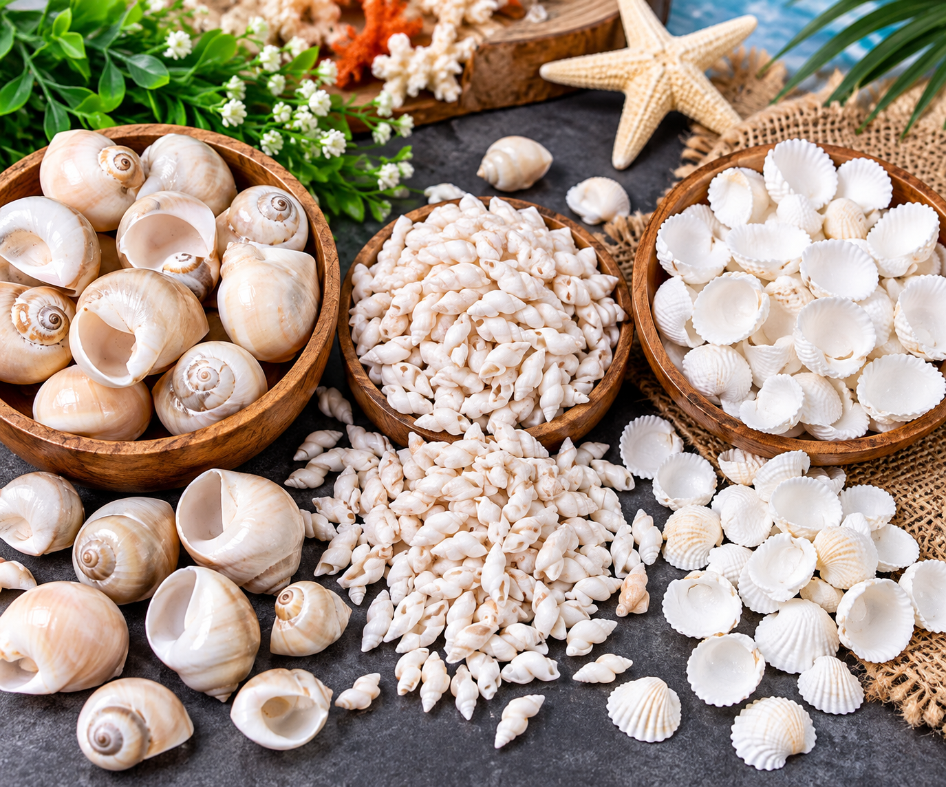 Natural Beach Sea Shells