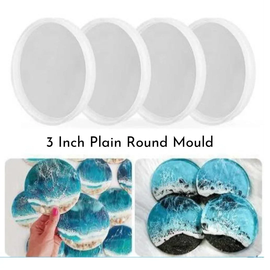 3 inch plain round mould