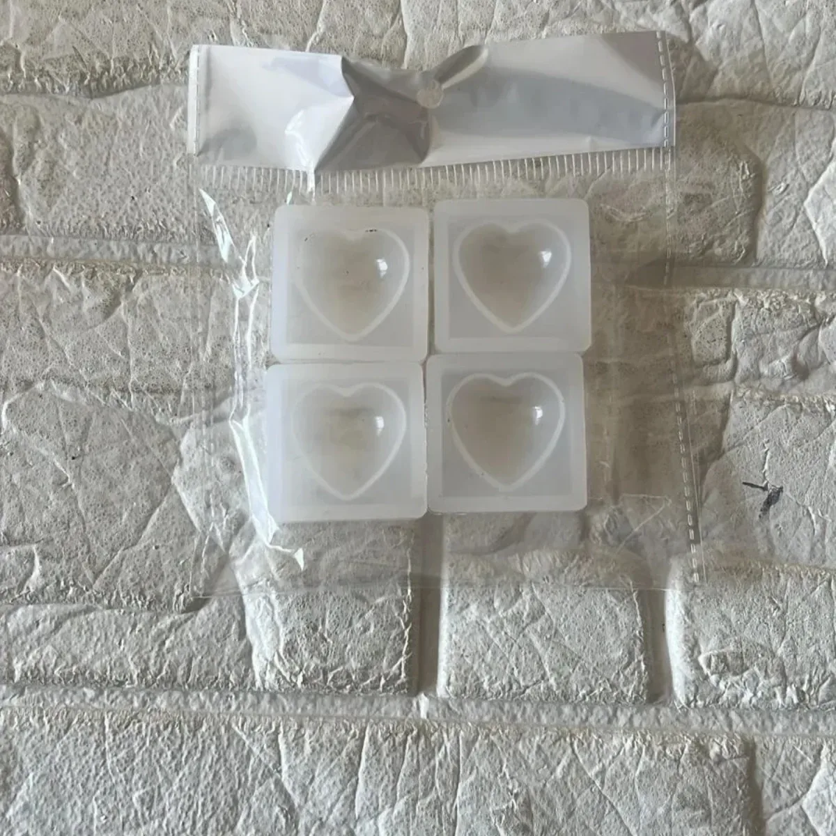 heart locket 4 piece set mould 19grm, 10mm depth, lenth-3.5cm, width-3.5cm 