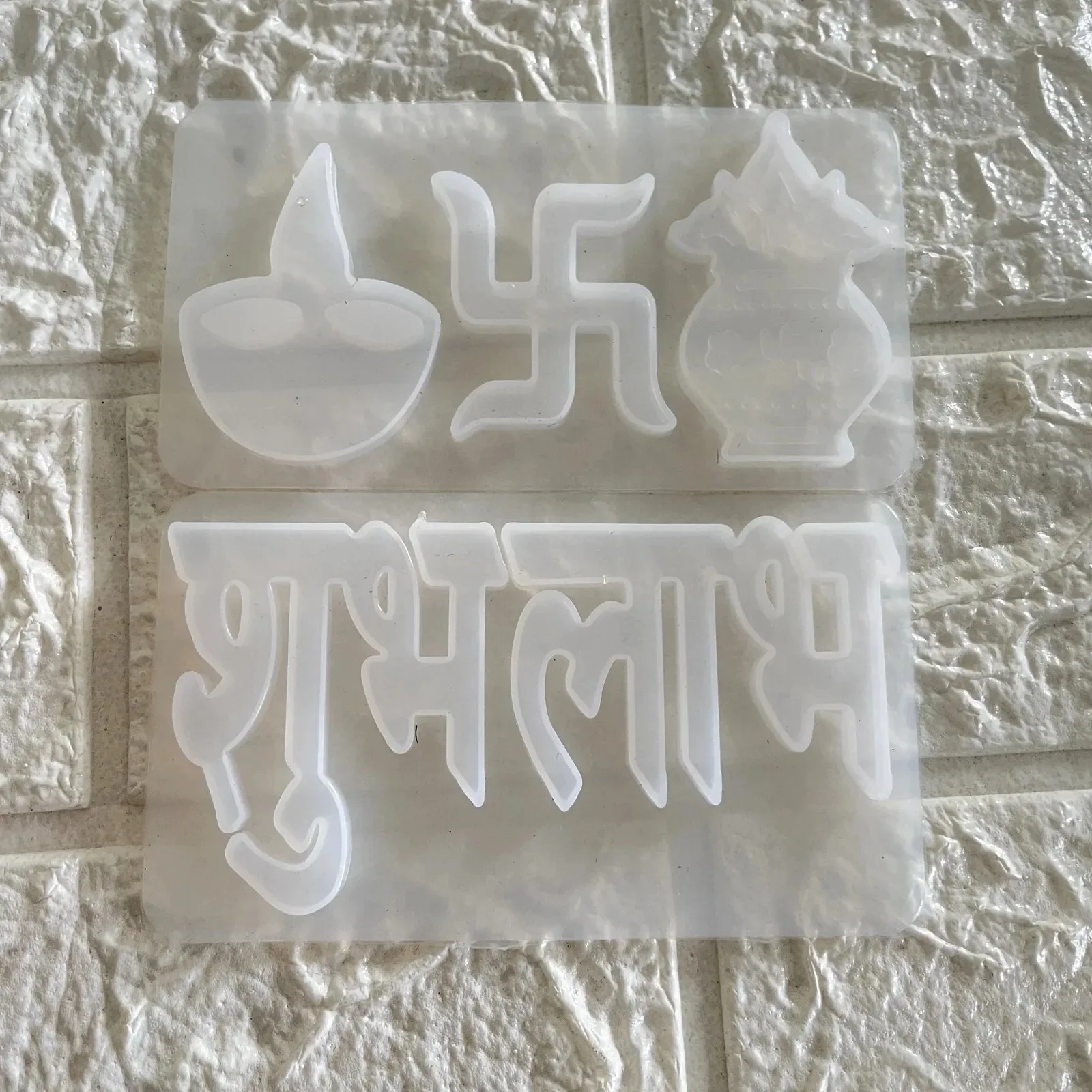 shubh labh small silicon mould 37grm, 5mm depth, lenth-13cm, width-7.5cm