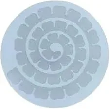 10 inch round 3d flower silicon mould