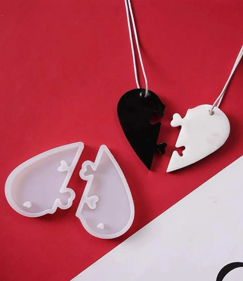broken heart mould 79grm, 4mm depth, lenth-5cm, width-3.5cm